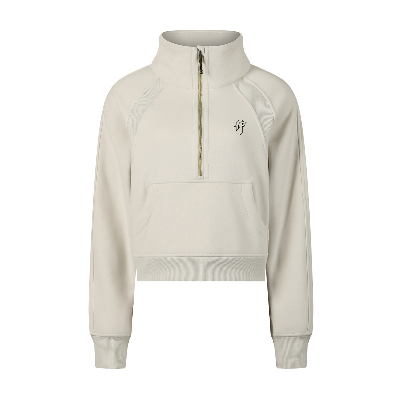 Night Forge Gear,Refined Cropped Half Zip,Women’s Cropped Sweatshirt,Half Zip Hoodie Women,Women’s Gym Hoodie,Athletic Cropped Sweatshirt,Bodycon Athletic Top,Women’s Performance Apparel,Refined Women’s Collection,Gym to Streetwear Women